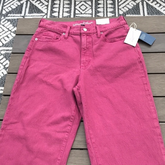 Universal thread new vintage straight jeans pink rose nwt - Picture 3 of 11